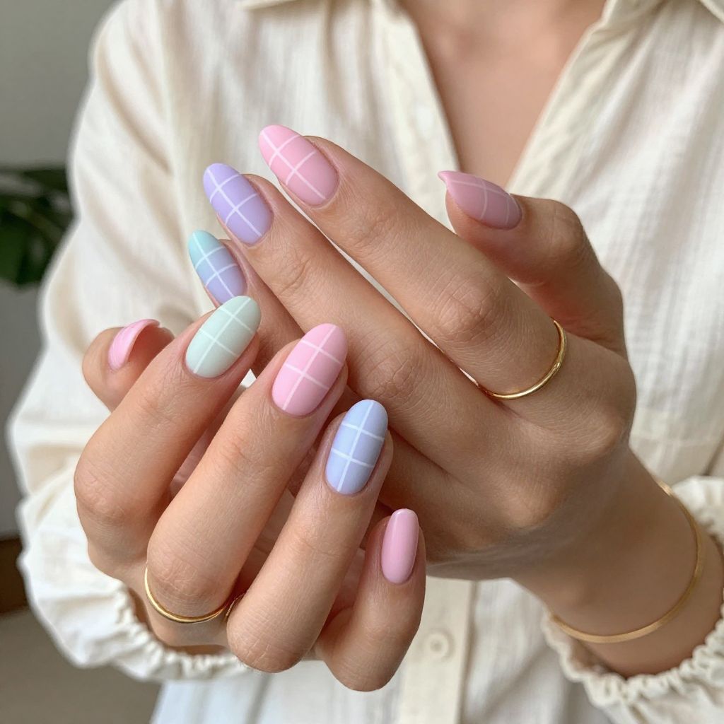 Soft Pastel Grid Play