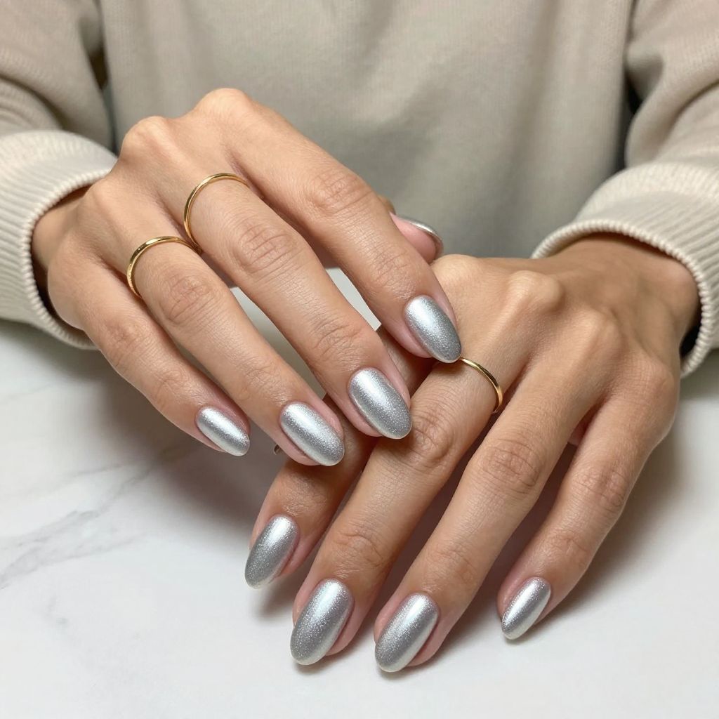 Frosted Chrome Elegance