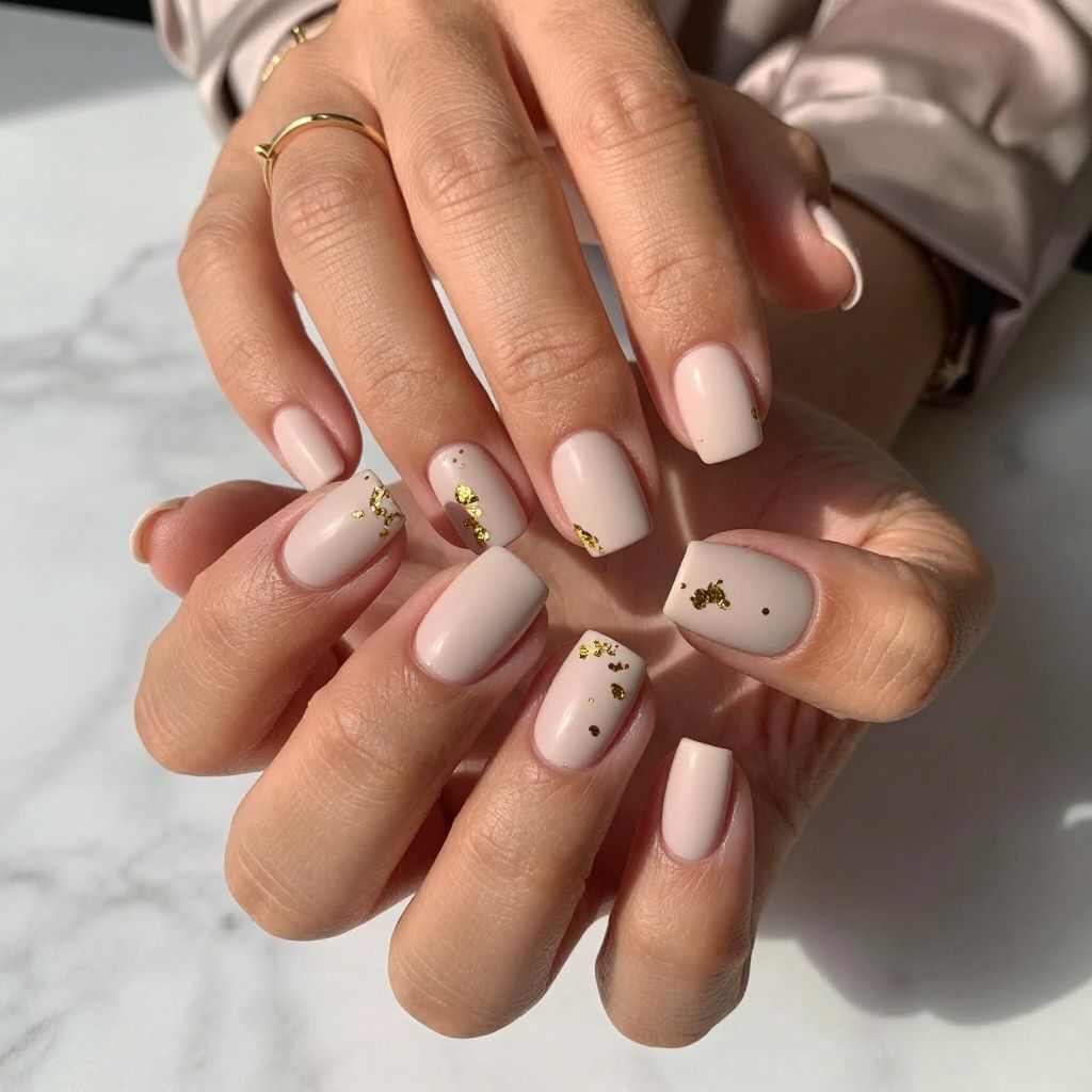 Minimalist Gold Foil Elegance
