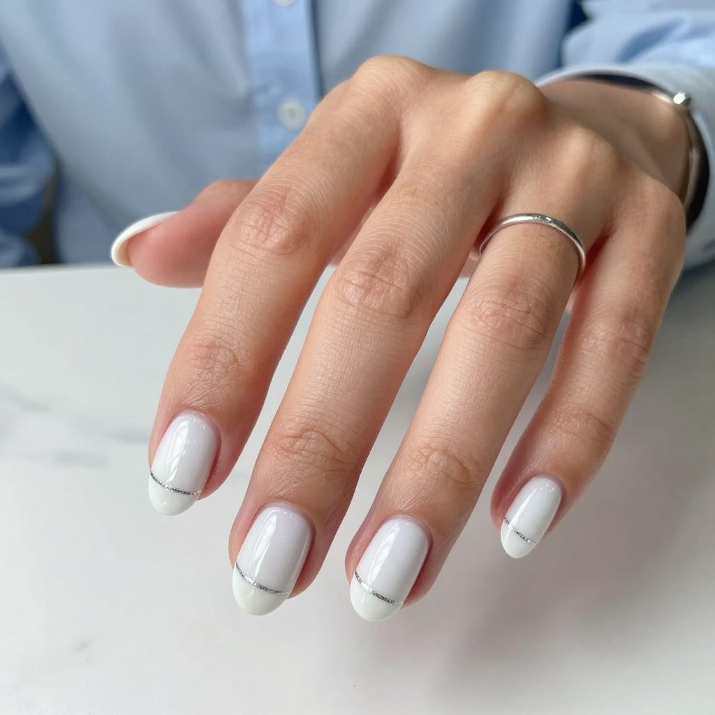 Cloudy Whites with Silver Accents