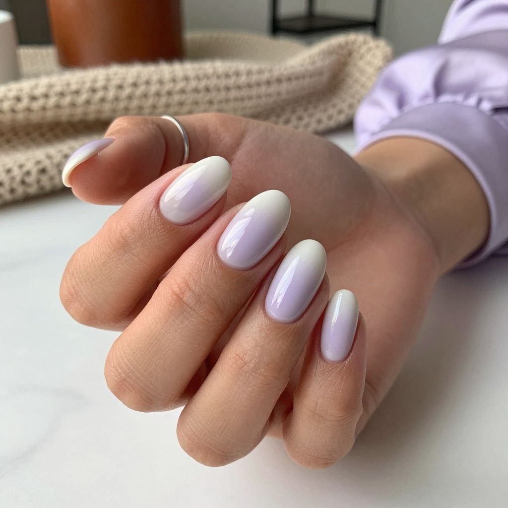 Smoky Lavender Milk Ombre