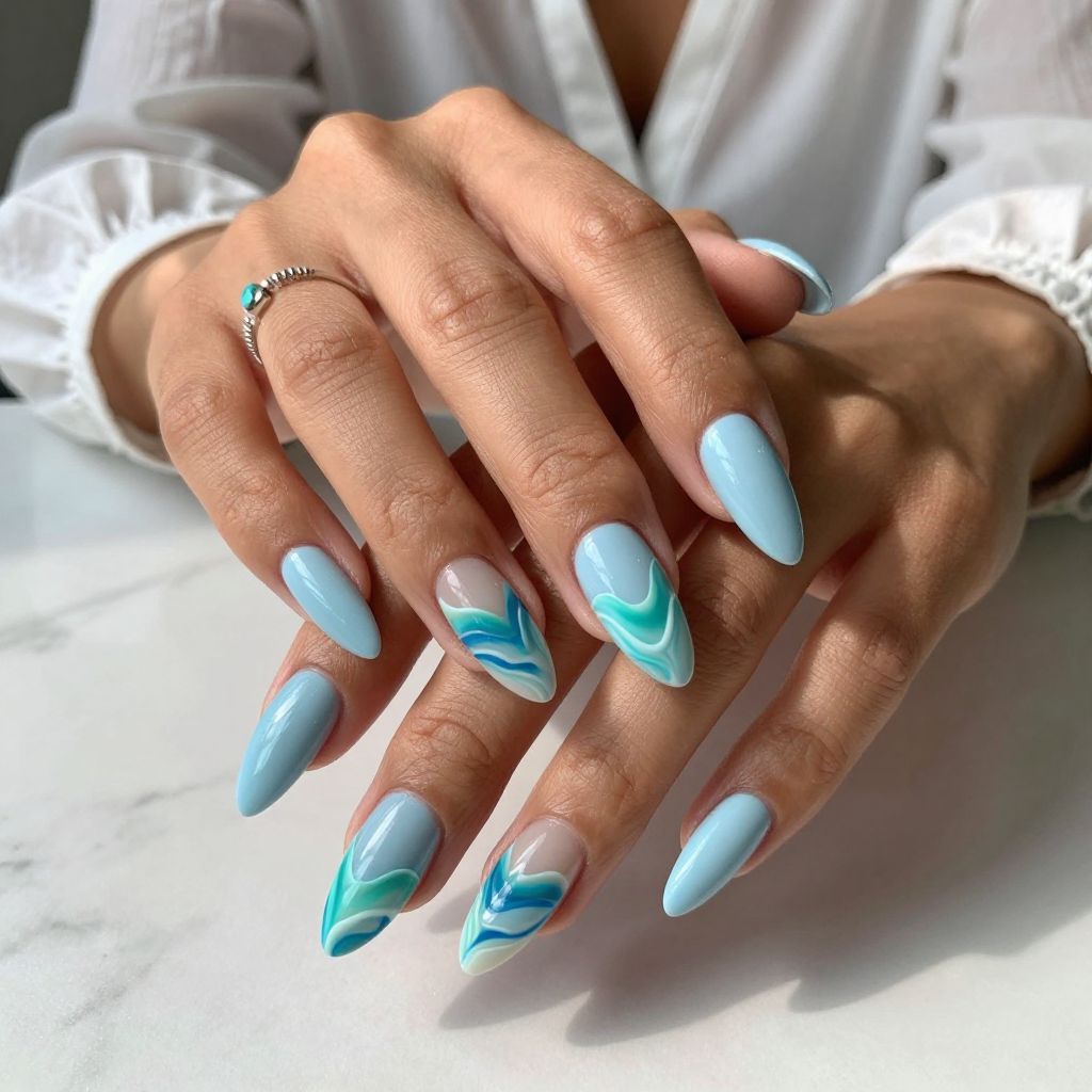 Ocean Ripple Swirls