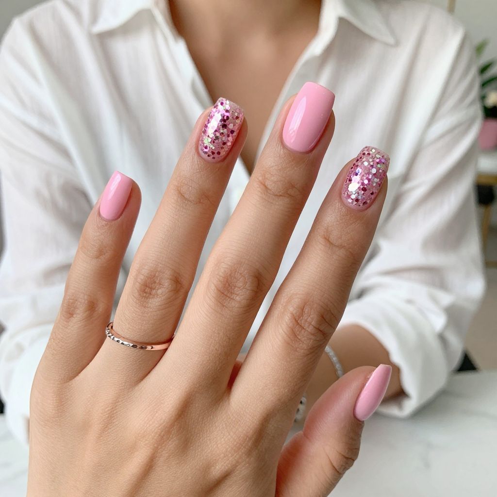 Bubblegum Pink Chunky Glitter
