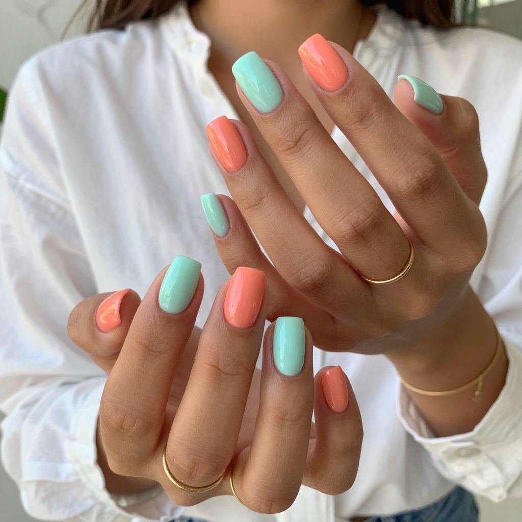 Coral and Mint Combo
