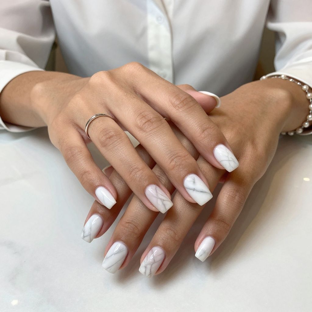 Classic White Marble Elegance