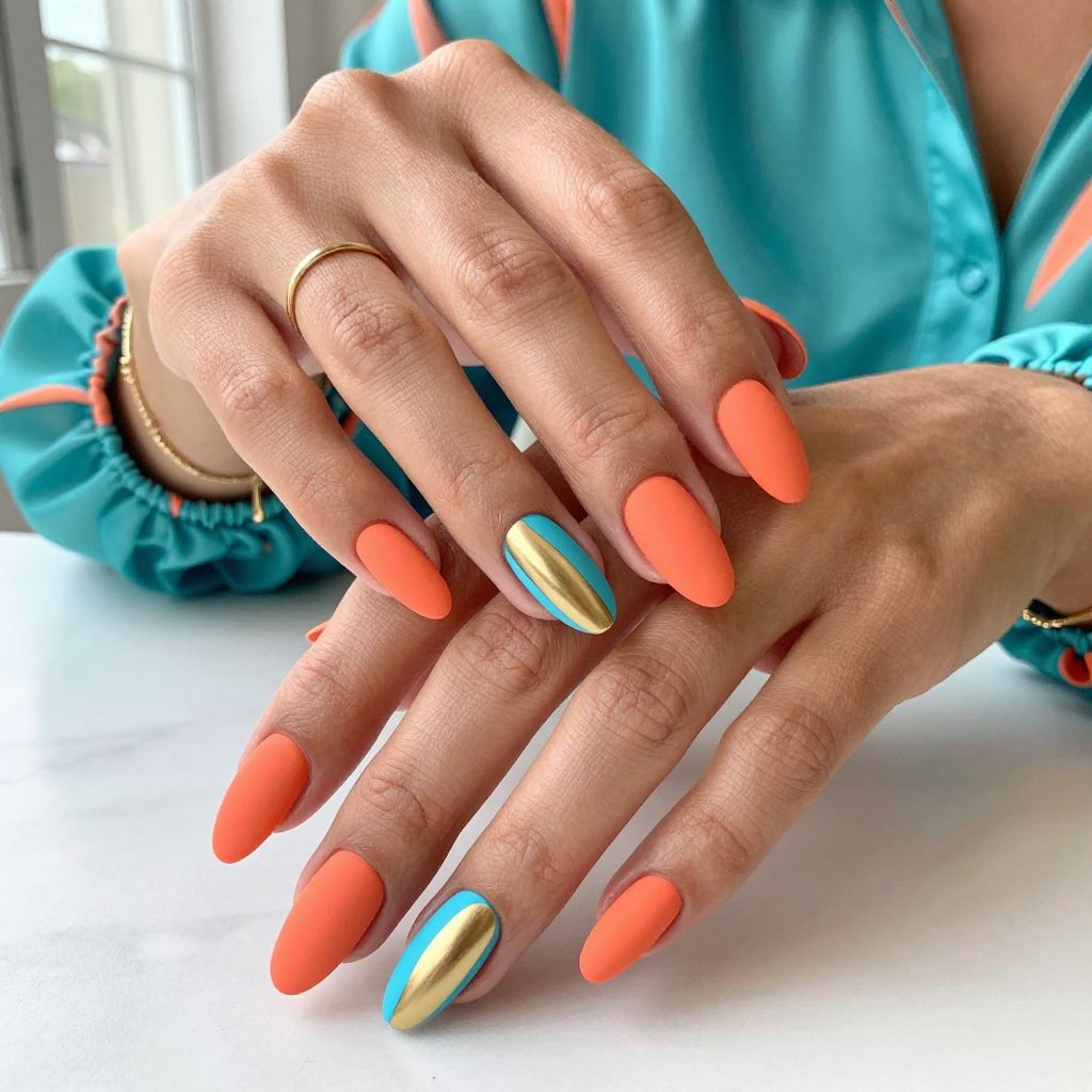 Coral Reef Color Block