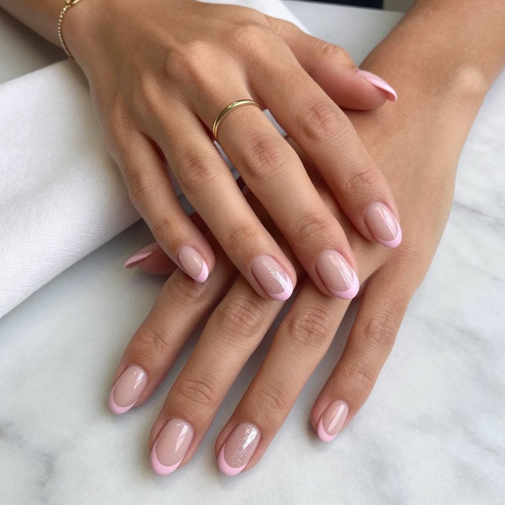 Shell Pink French Tip Refresh