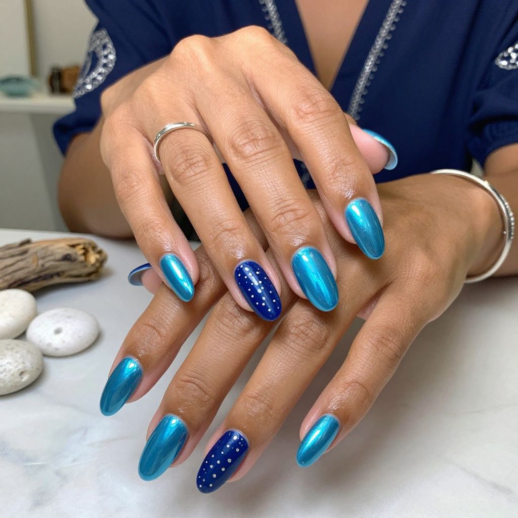 Ocean Blue Chrome Fantasy