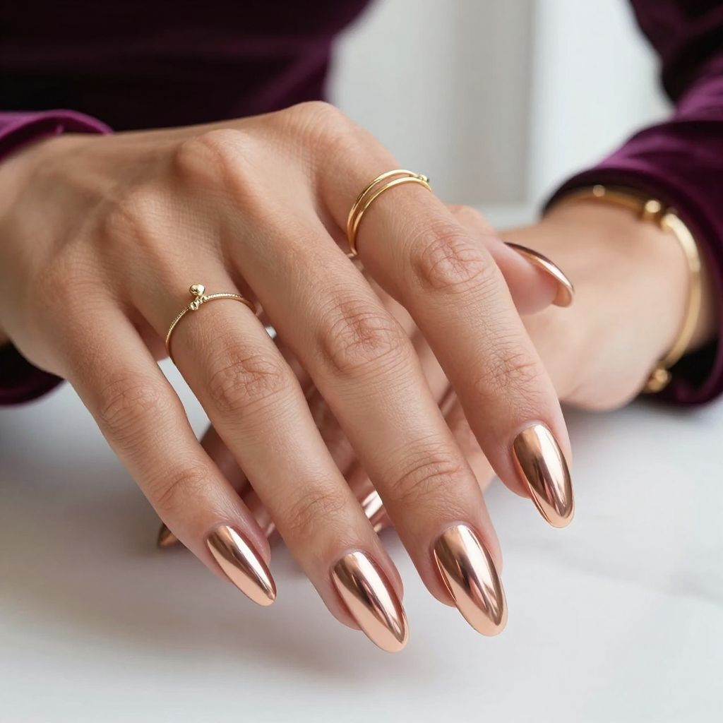 Rose Gold Chrome Chic