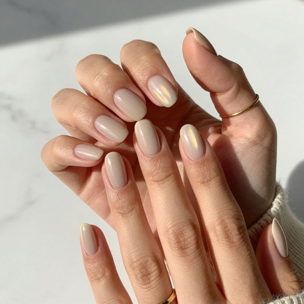 Iridescent French Tips