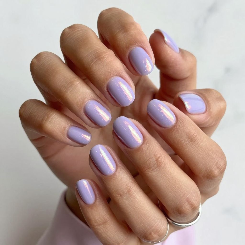 Iridescent Lilac Shimmer