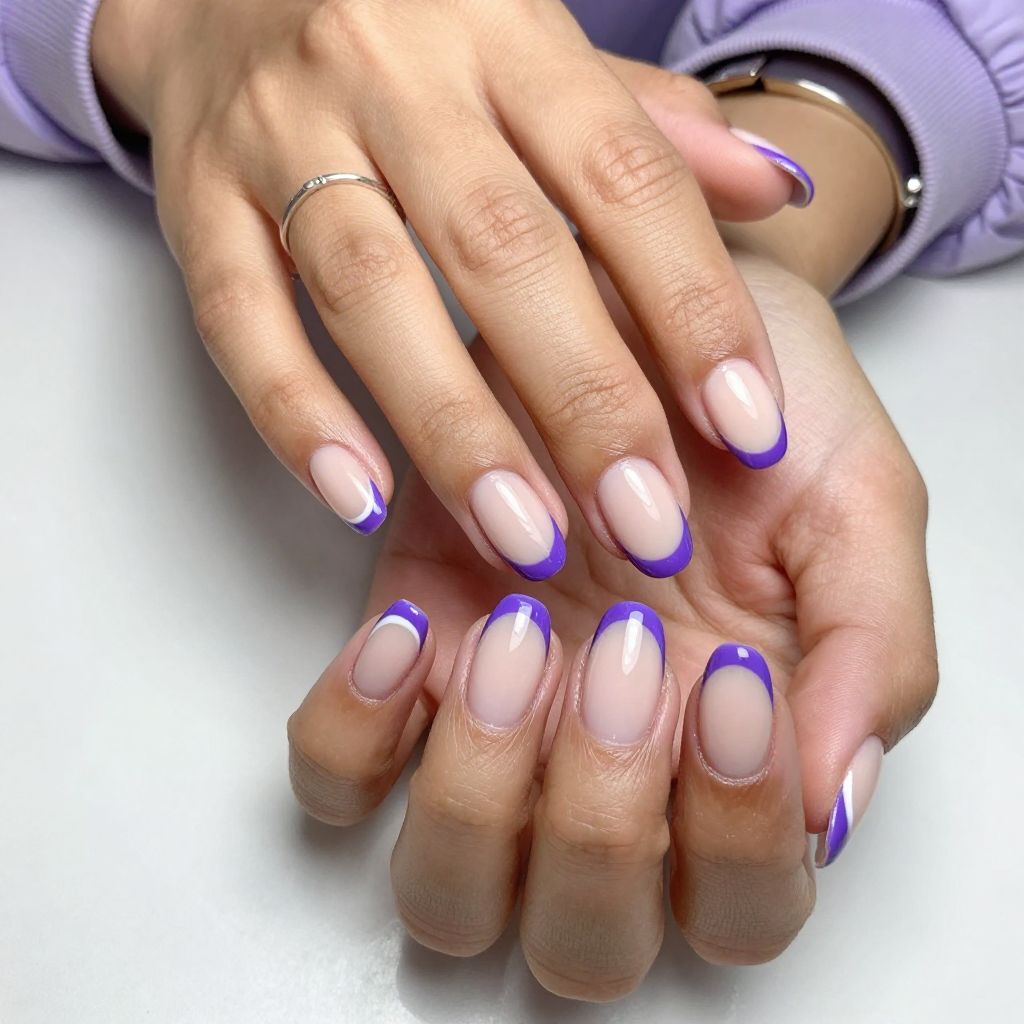 Violet Velvet French Twist