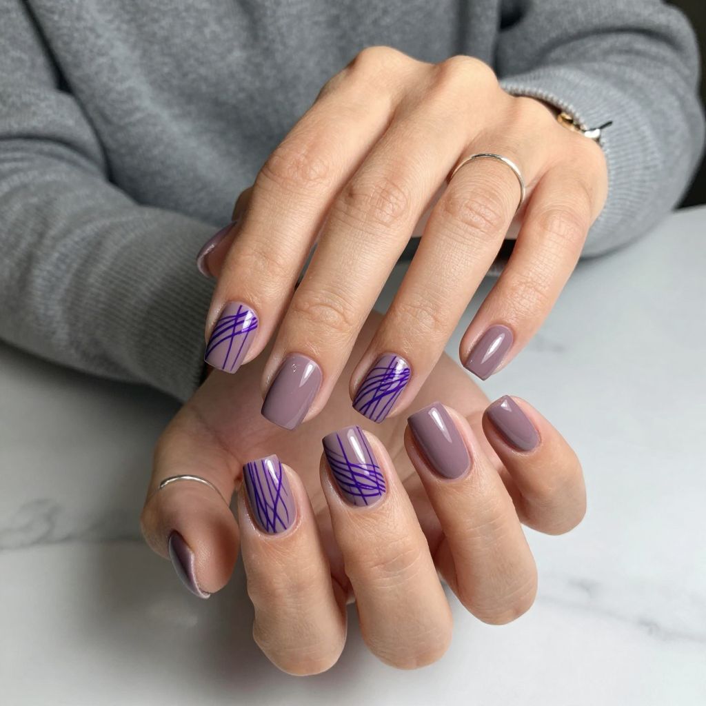 Mauve Mesh Minimalism