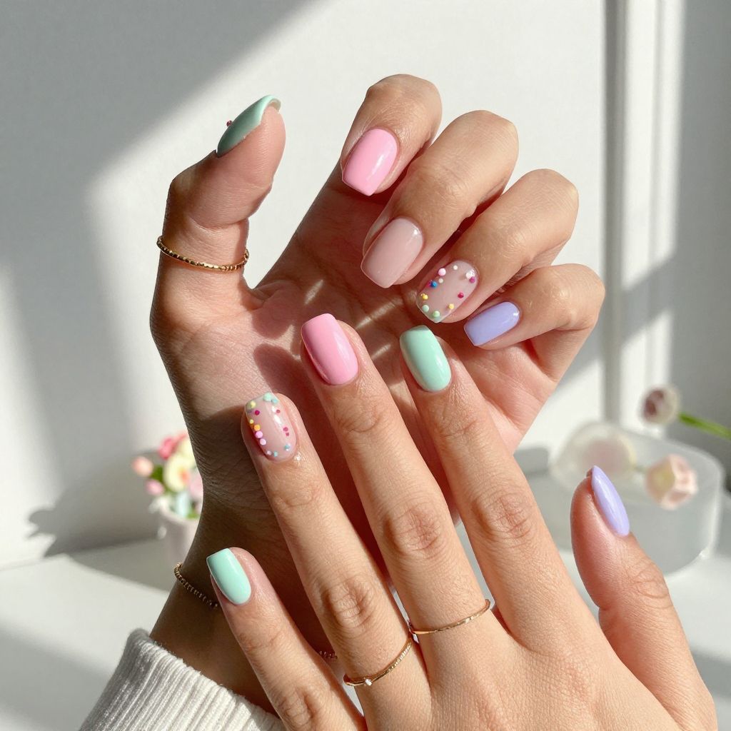Candy-Colored Beads and Glossy Finish