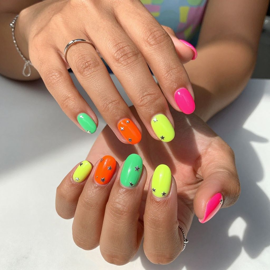 Neon Glam Starlets