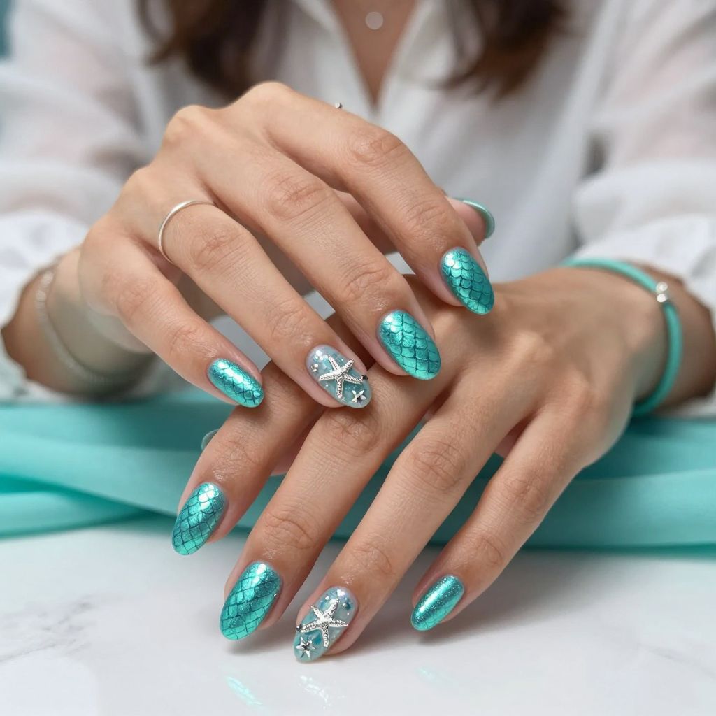 Mermaid Scales and Shell Charms