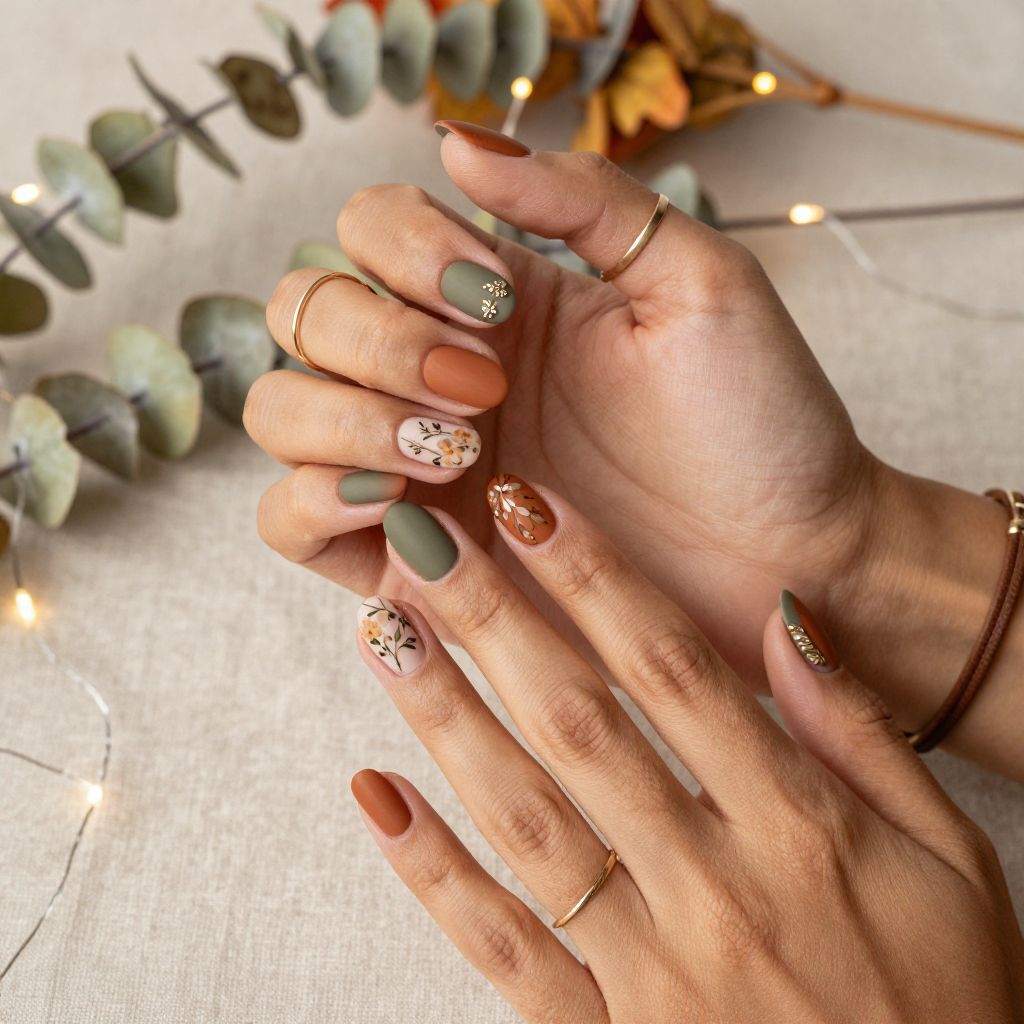 Botanical Charms and Earthy Tones