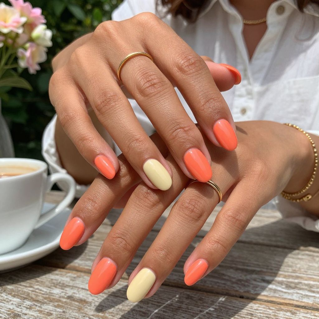 Bright Coral Cream