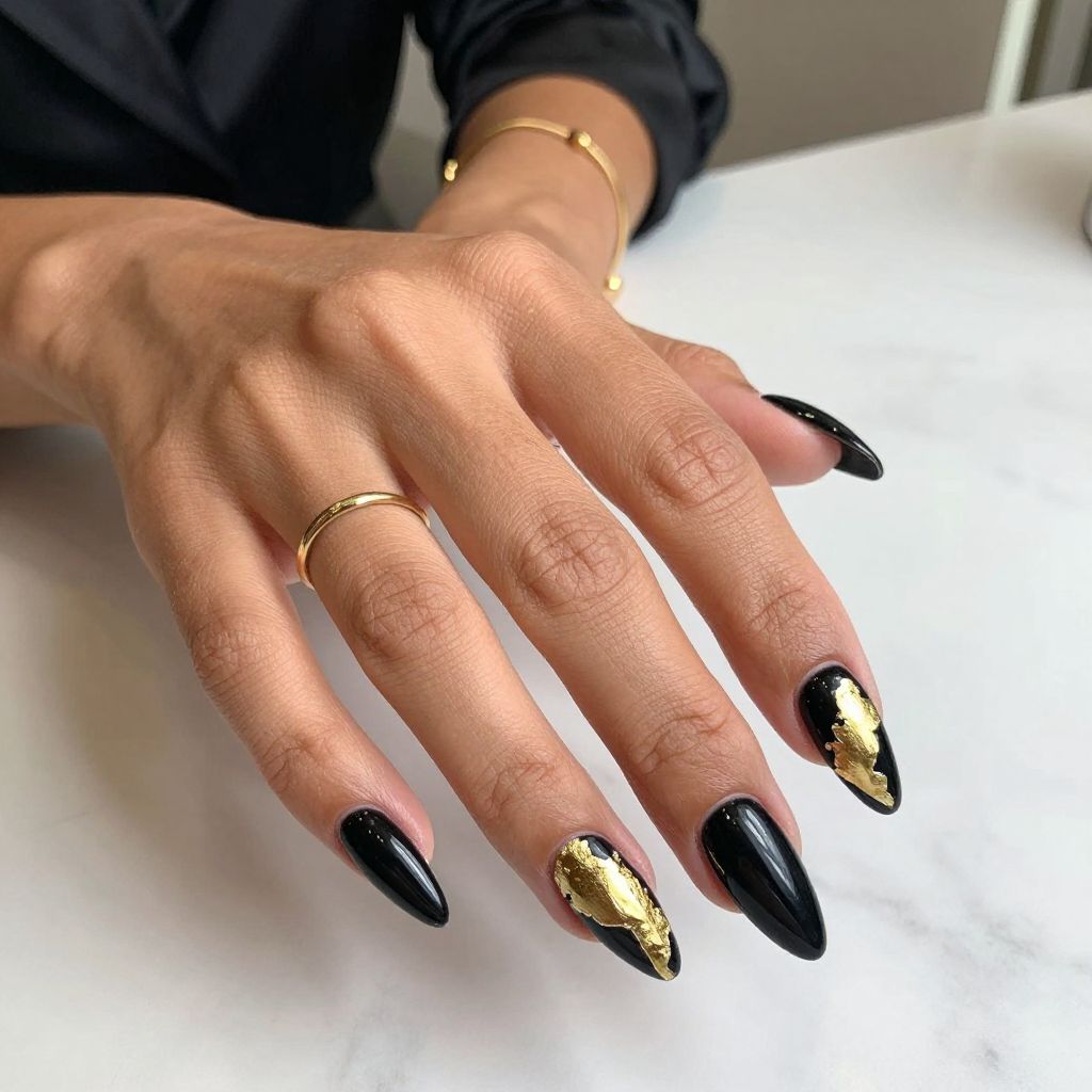 Geometric Gold Foil Accent