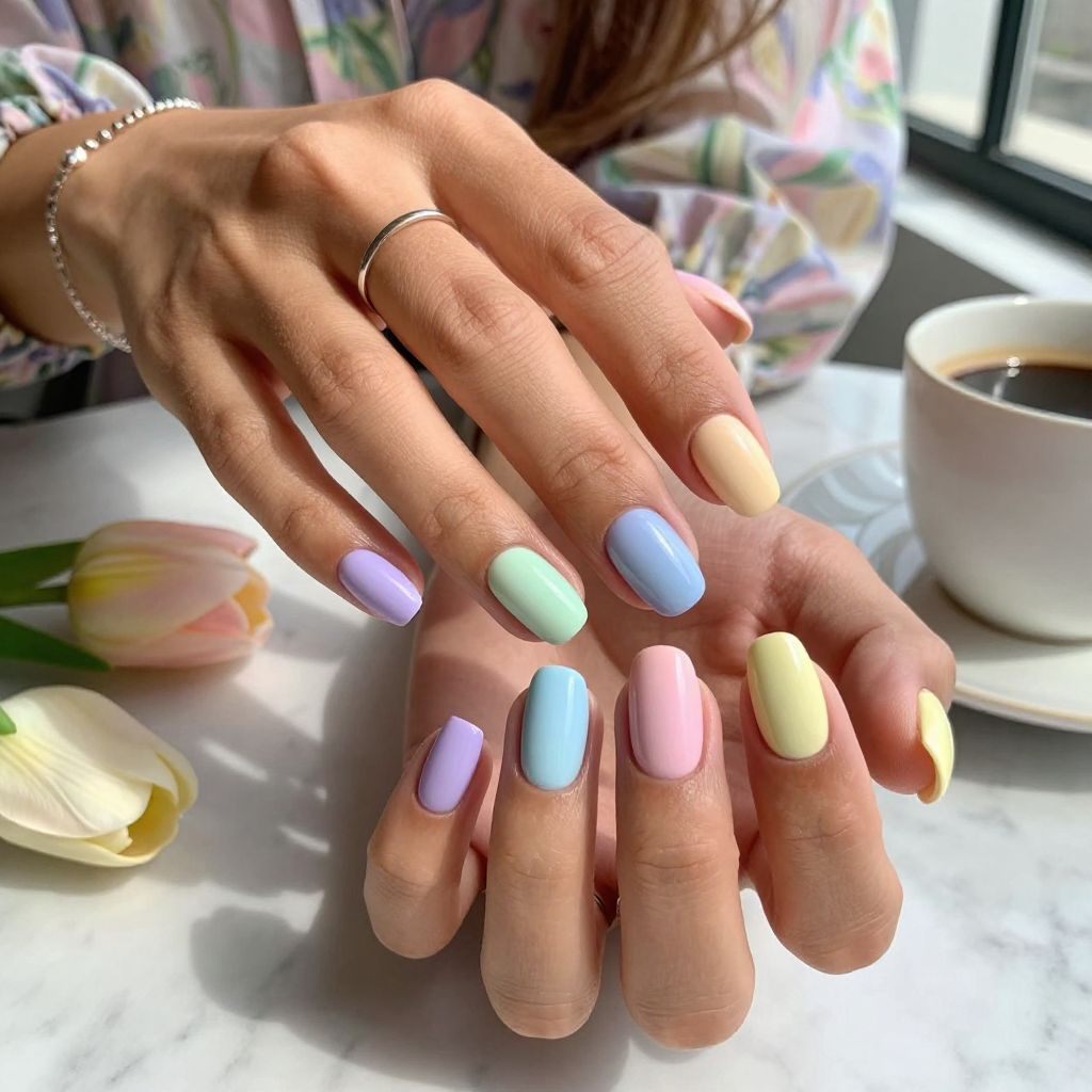 Pastel Rainbow Fade