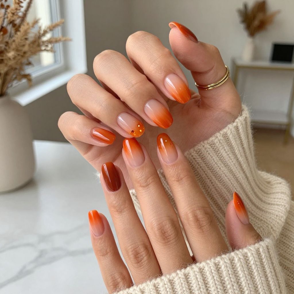 Spiced Orange Ombre with Matte and Gloss Duo