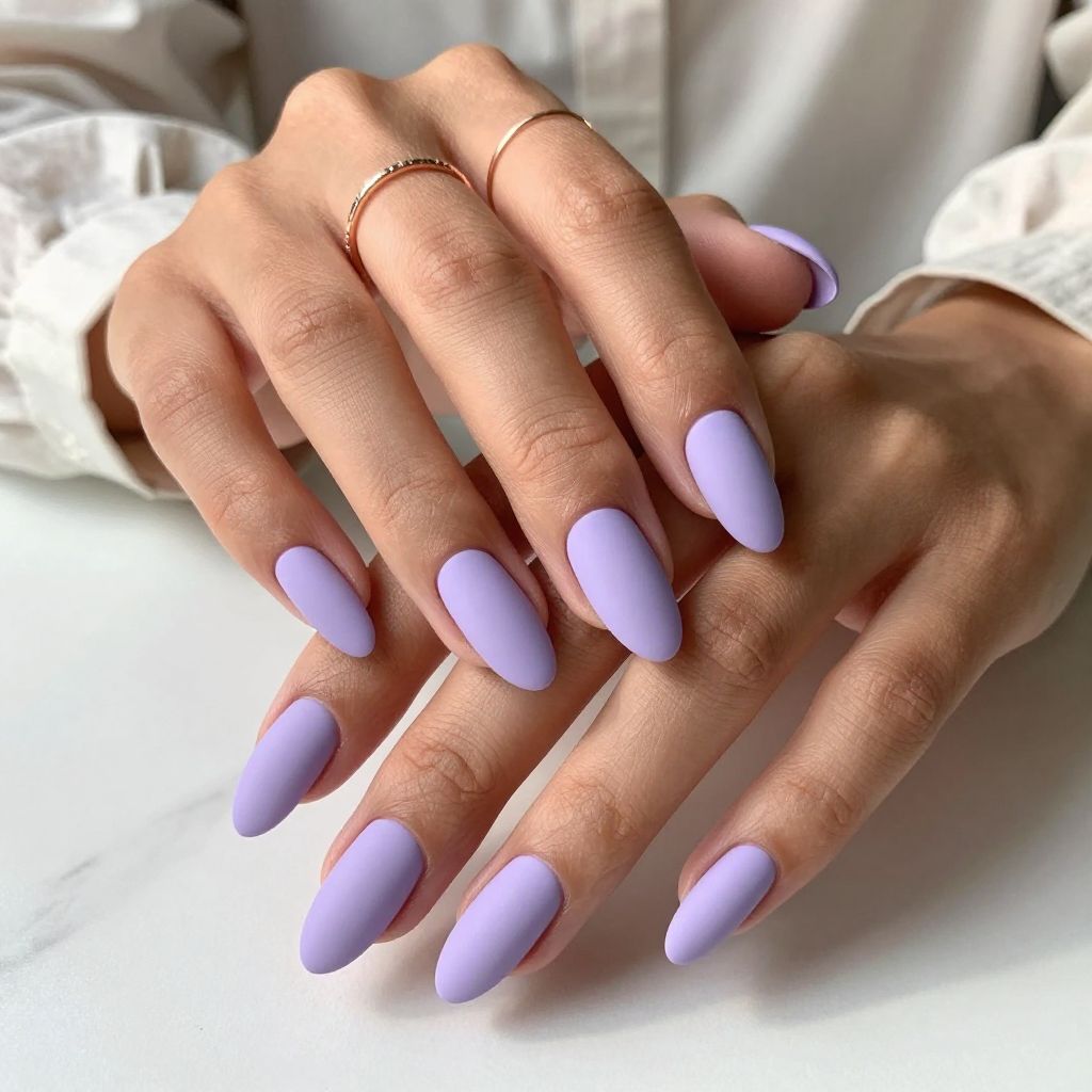 Soft Lavender Matte Elegance
