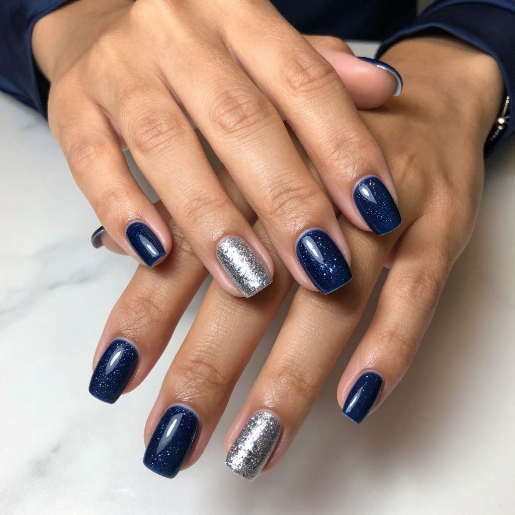 Glitter Overlay Gala Nails