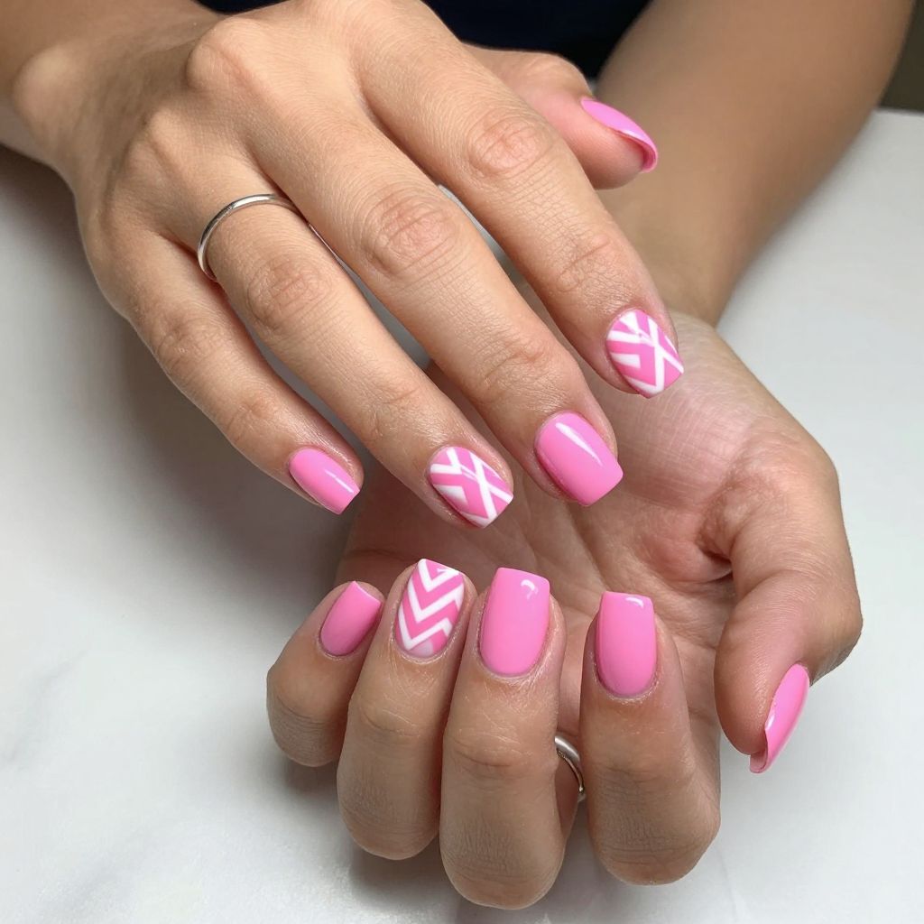 Pink Chevron Chic