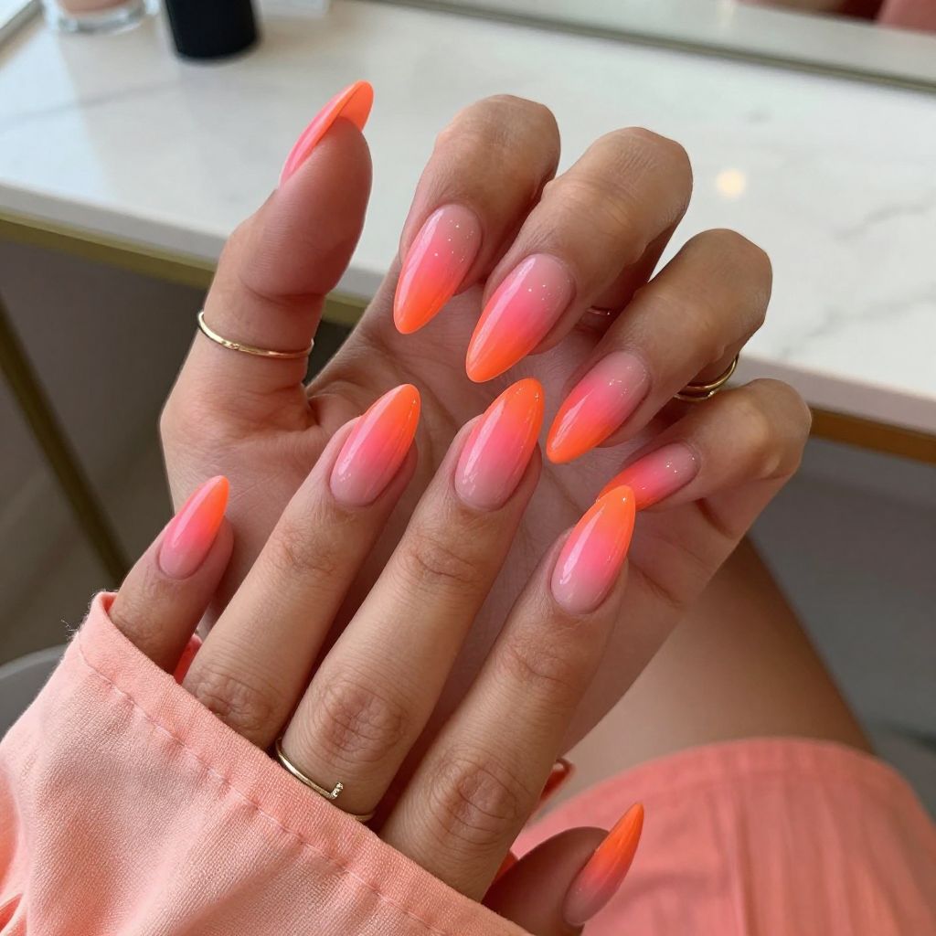 Neon Pink Sunset