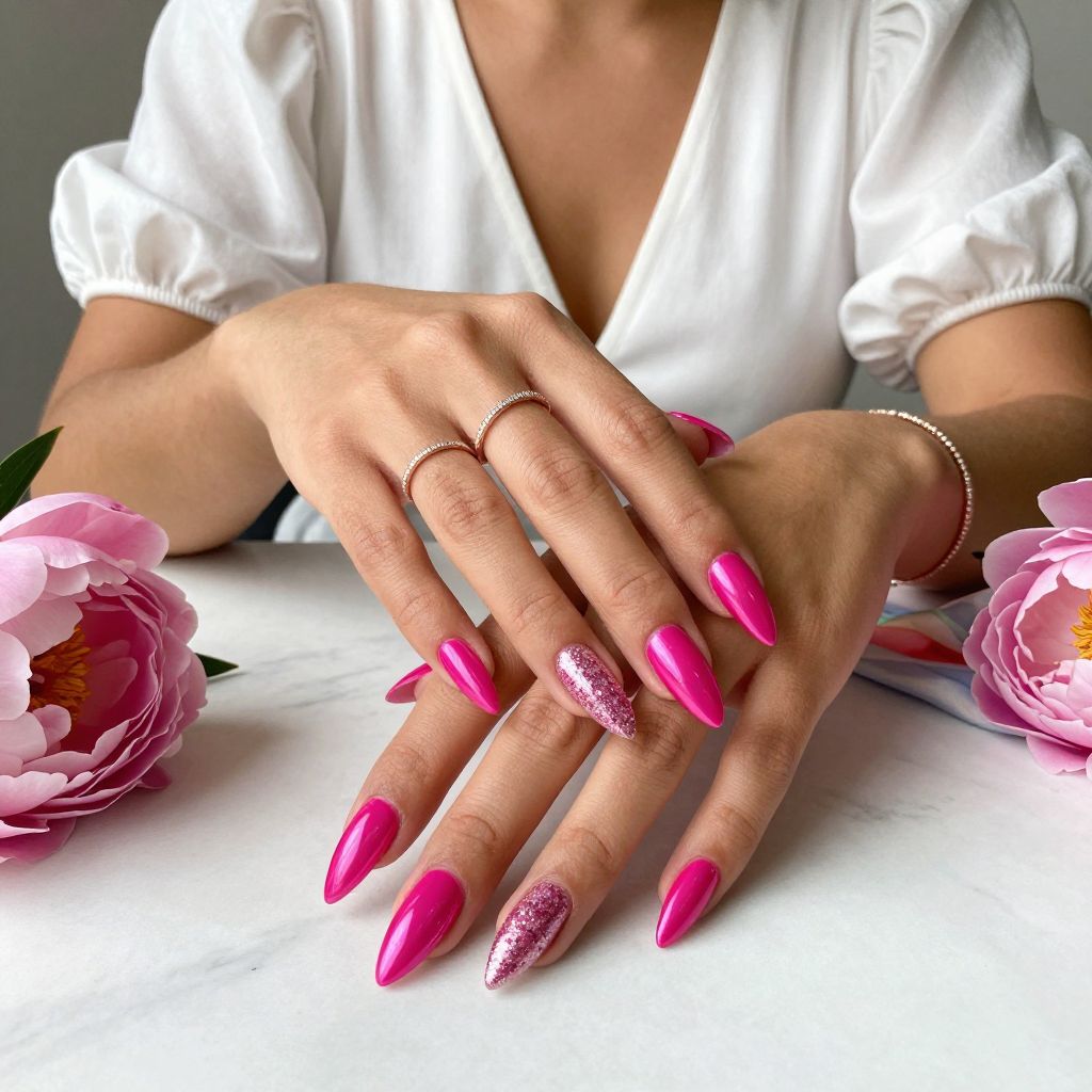 Hot Pink Chrome Pop