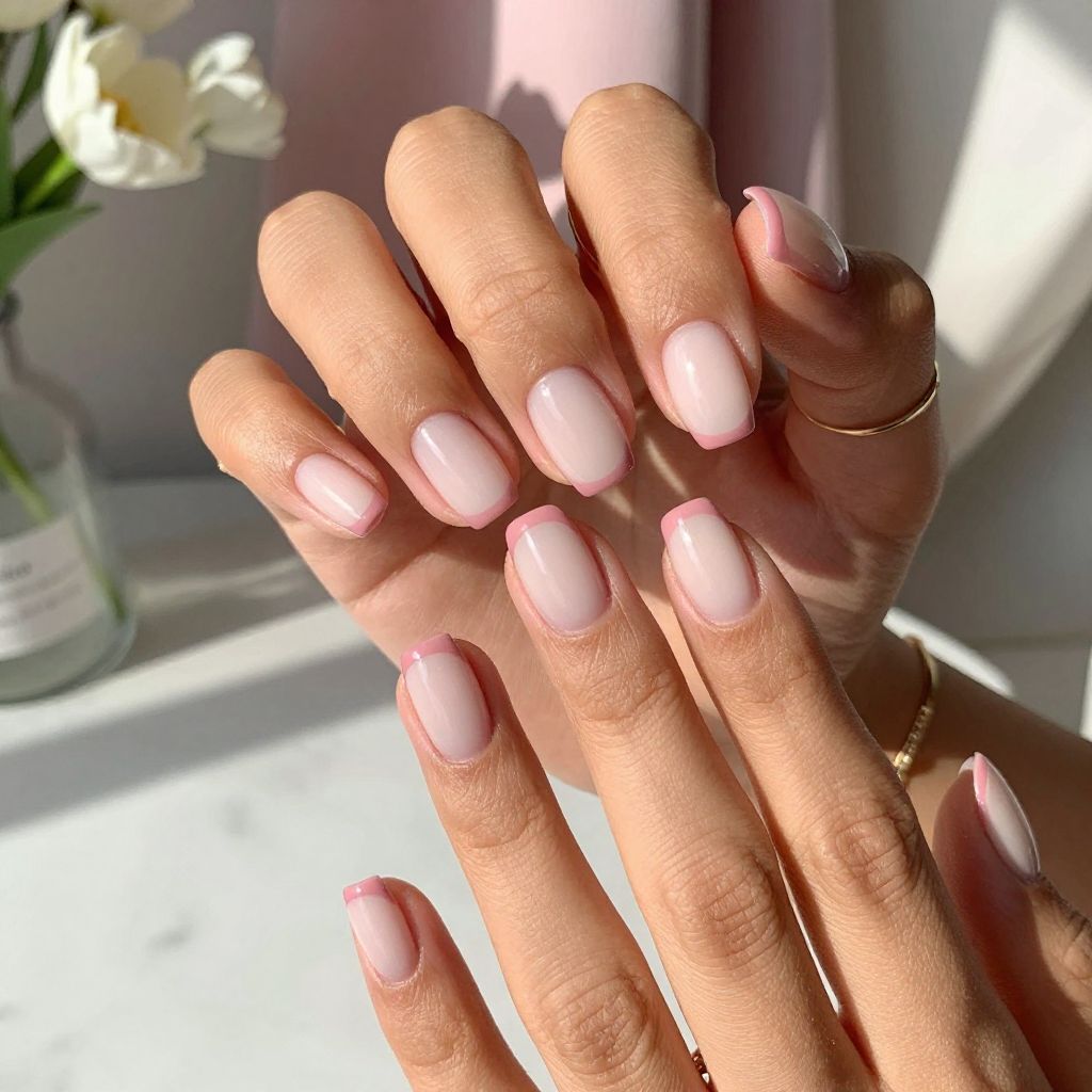 Romantic French Pink Twist