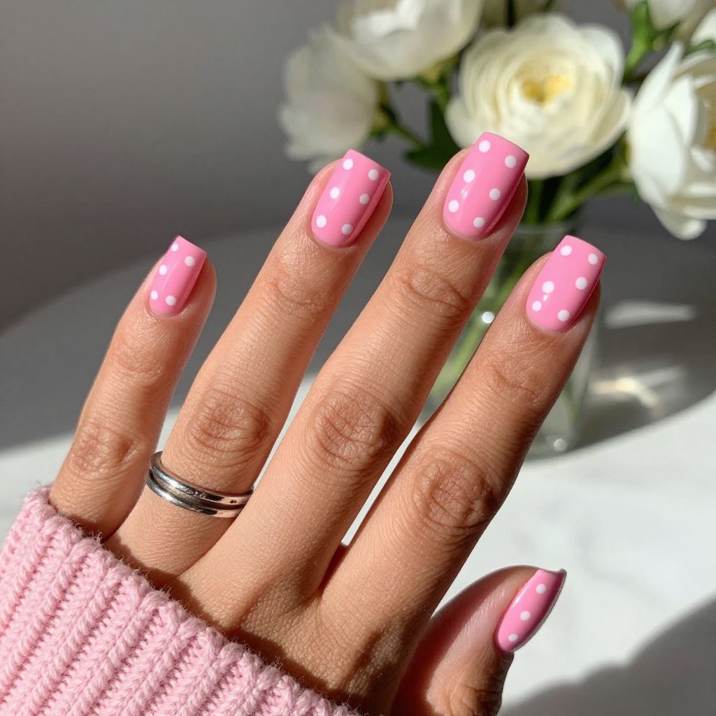 Playful Polka Dot Pink