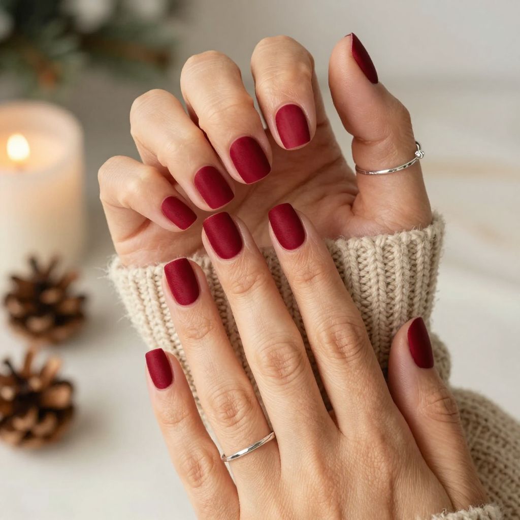 Plush Red Velvet Matte