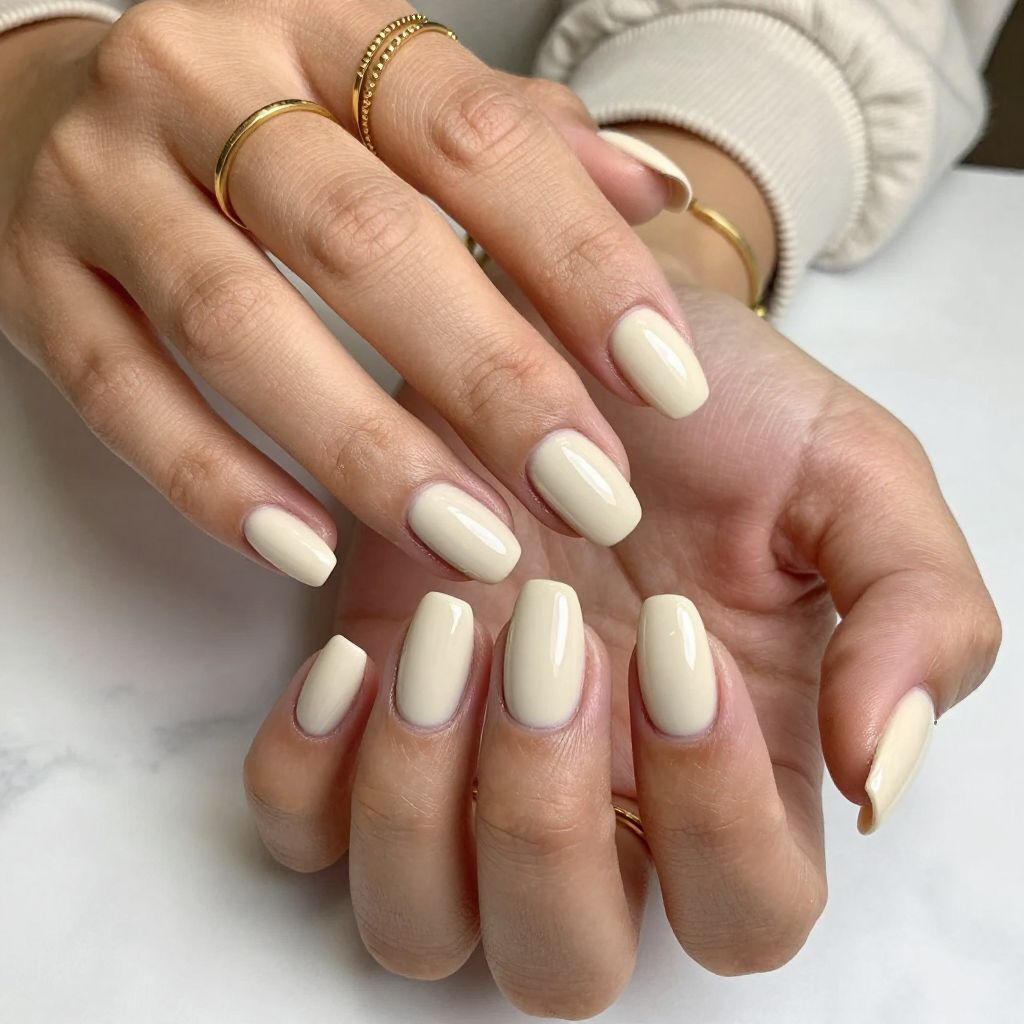 Glossy Nude Elegance