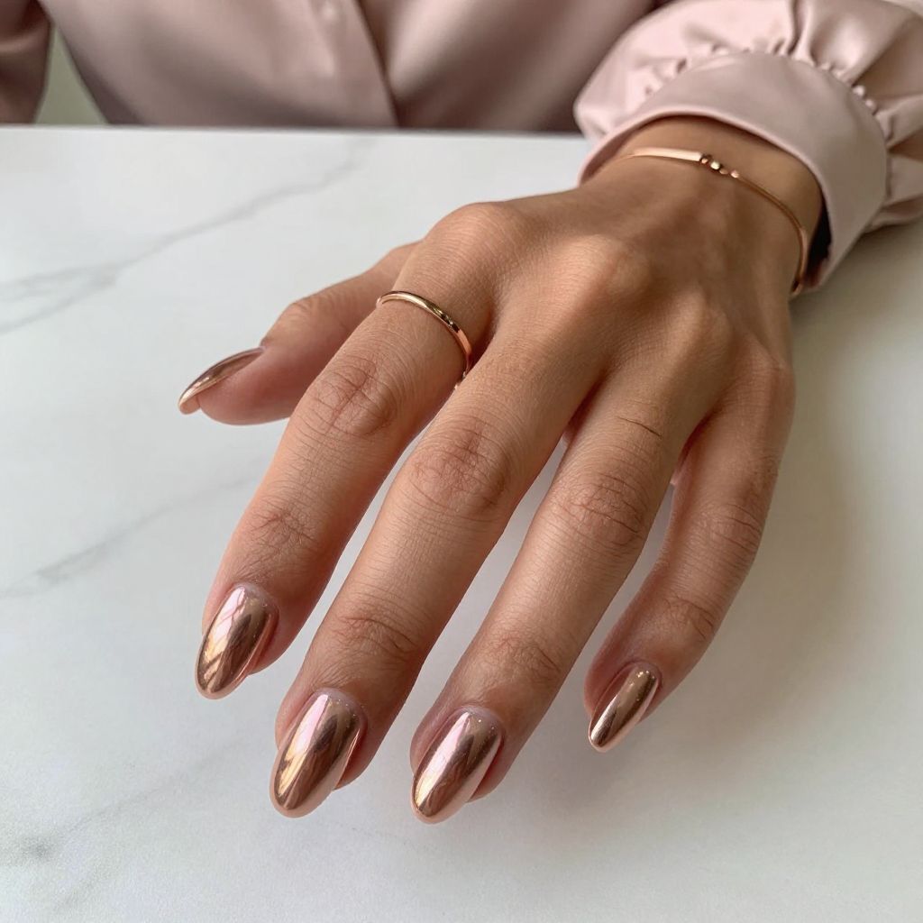 Rose Gold Metallic Chic