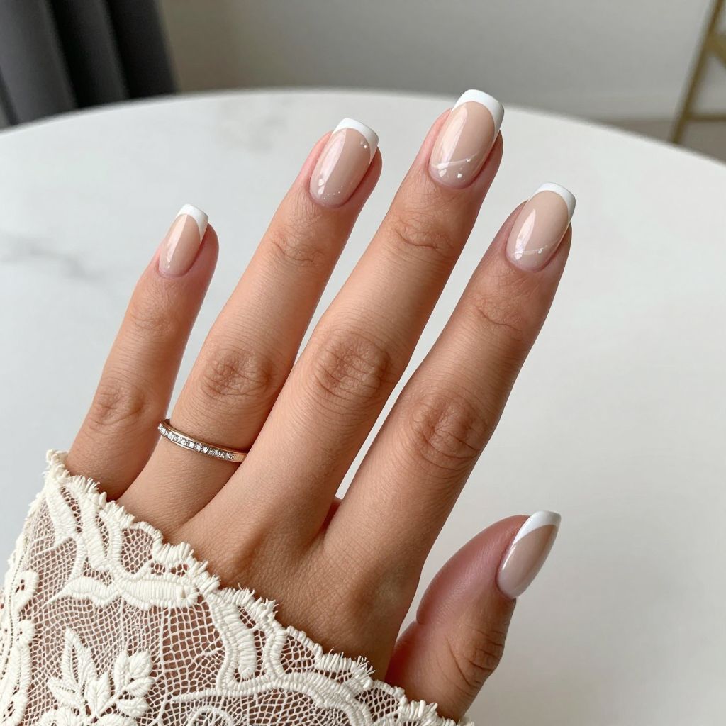 French Twist with a Nude Base