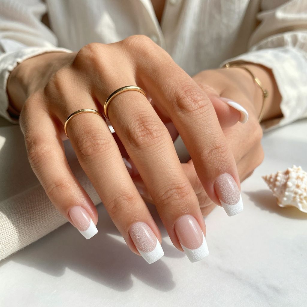 White Sand Textured Tips