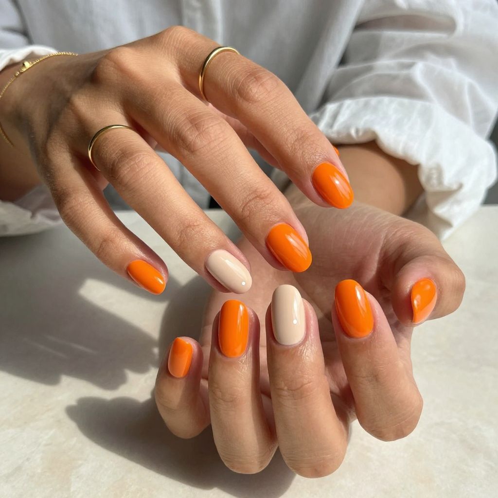Citrus Pop Nails