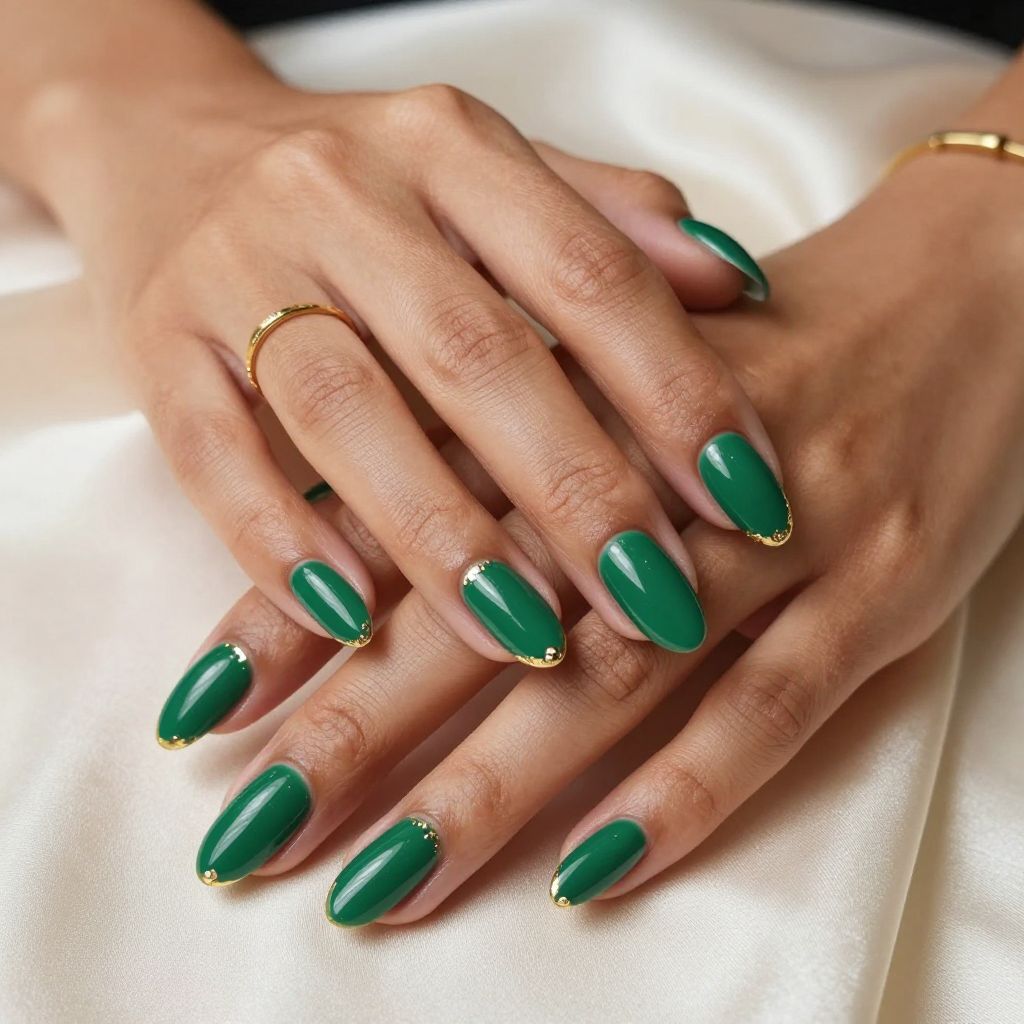Jade Green Luxe Nails