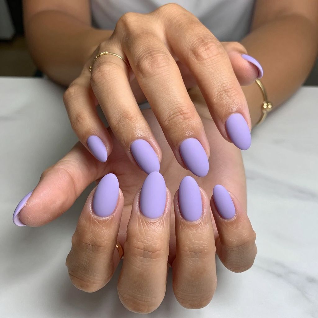 Soft Lavender Matte Elegance