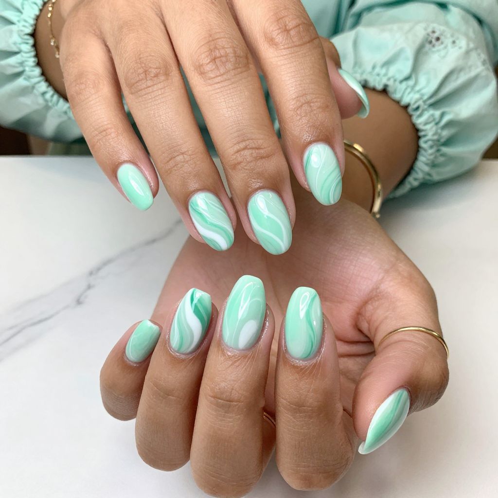 Minty Marble Magic