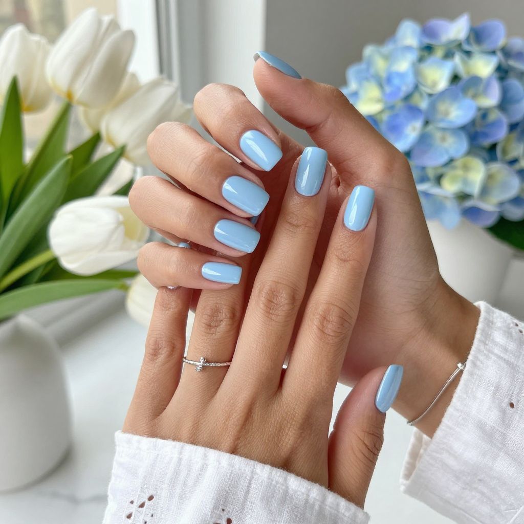 Soft Blue Sheen