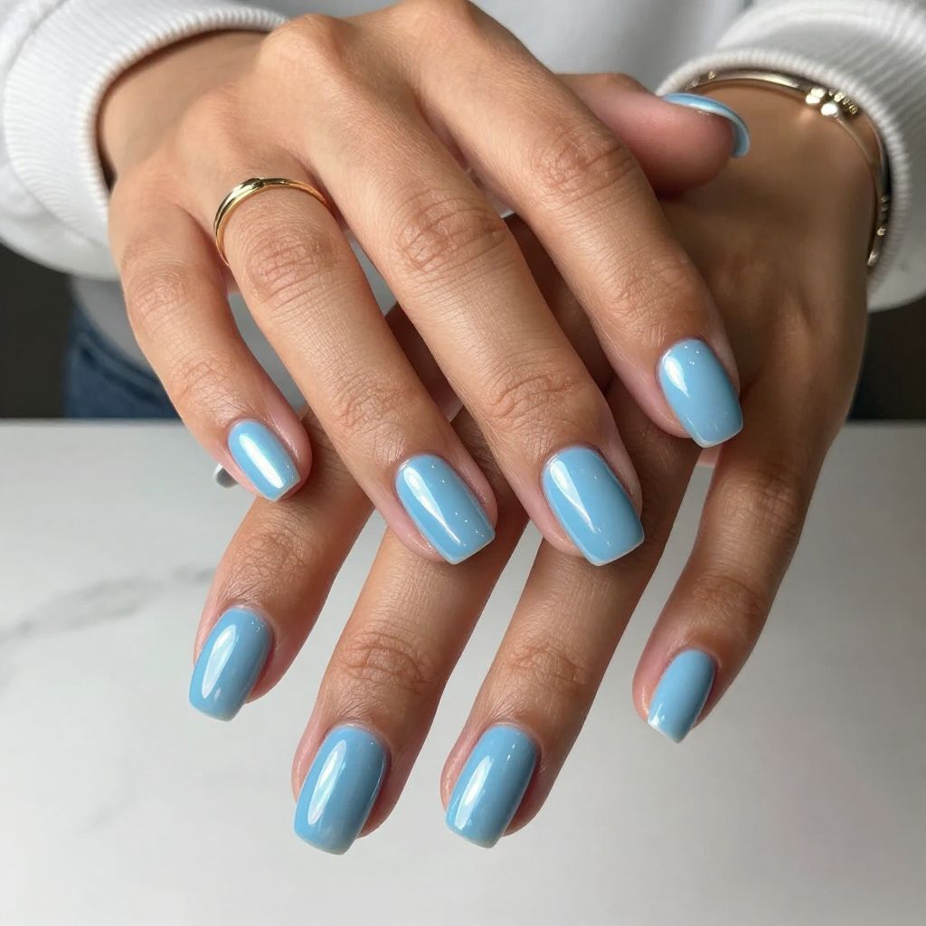 Icy Blue Chrome Shine