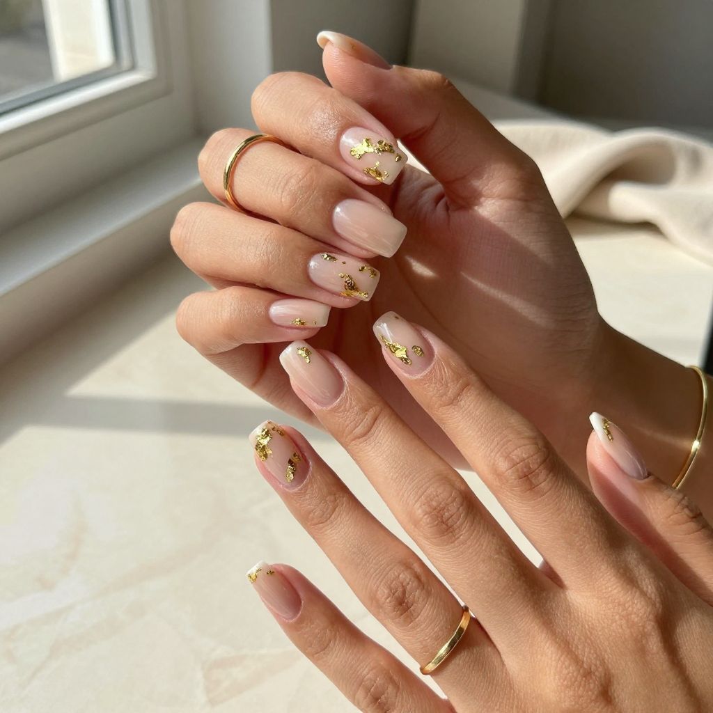Luxe Gold Leaf Accents