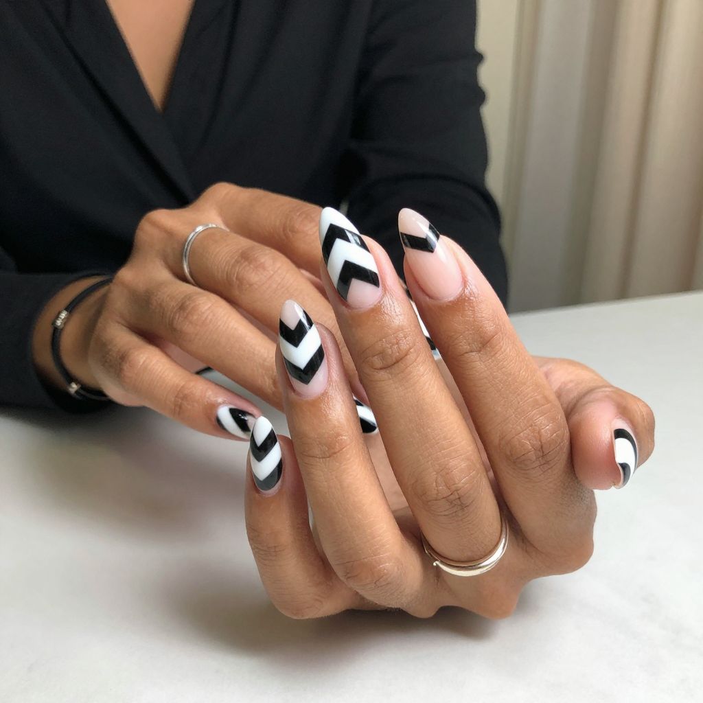 Black and White Chevron Chic