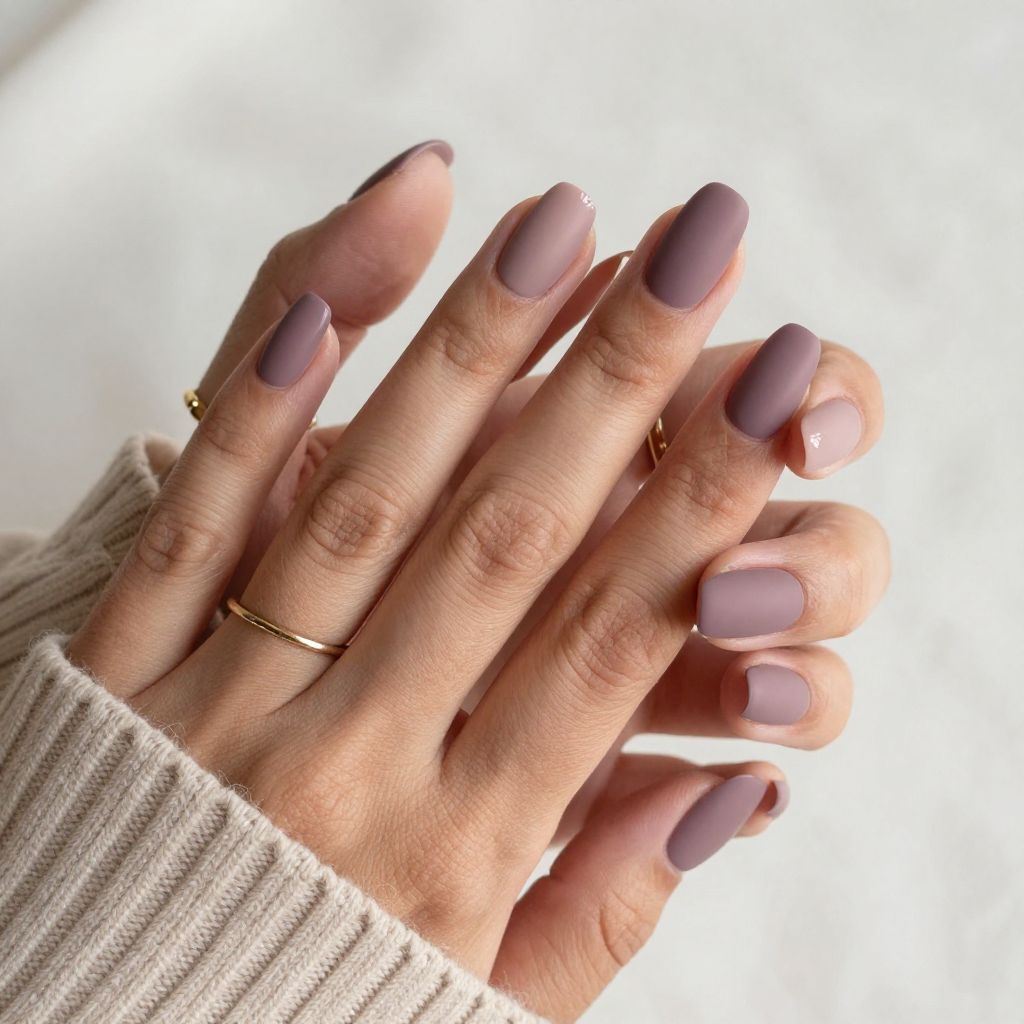 Matte Mauve Minimalism