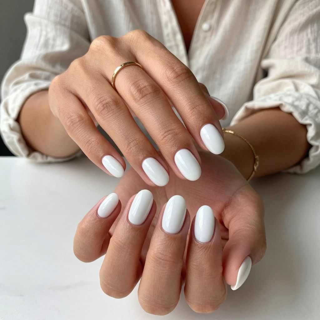 Classic Oval White Gloss