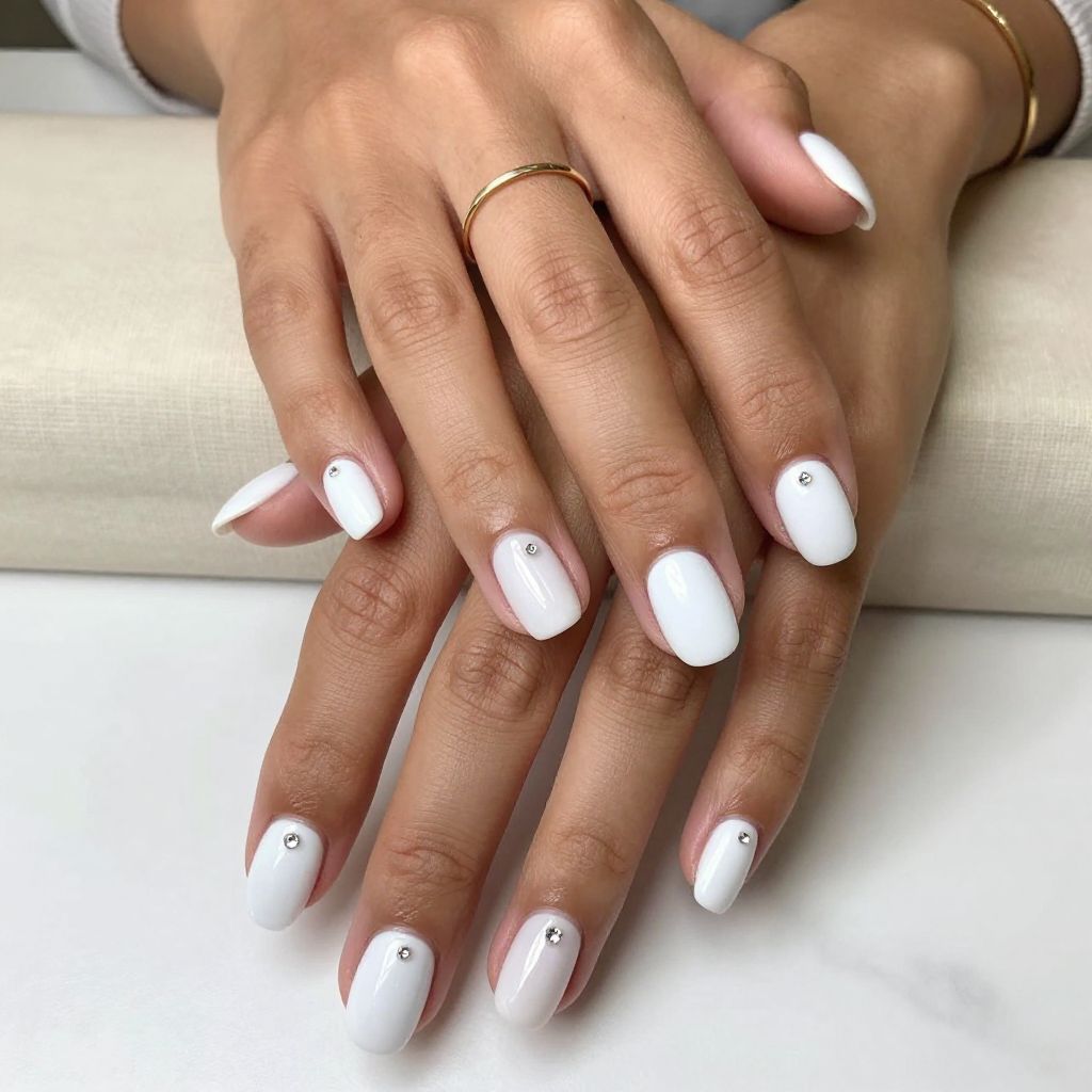 Classic Elegance with Single Diamond Tips
