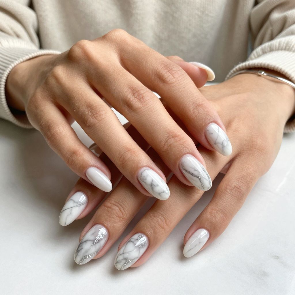 Glittery Marble Chic