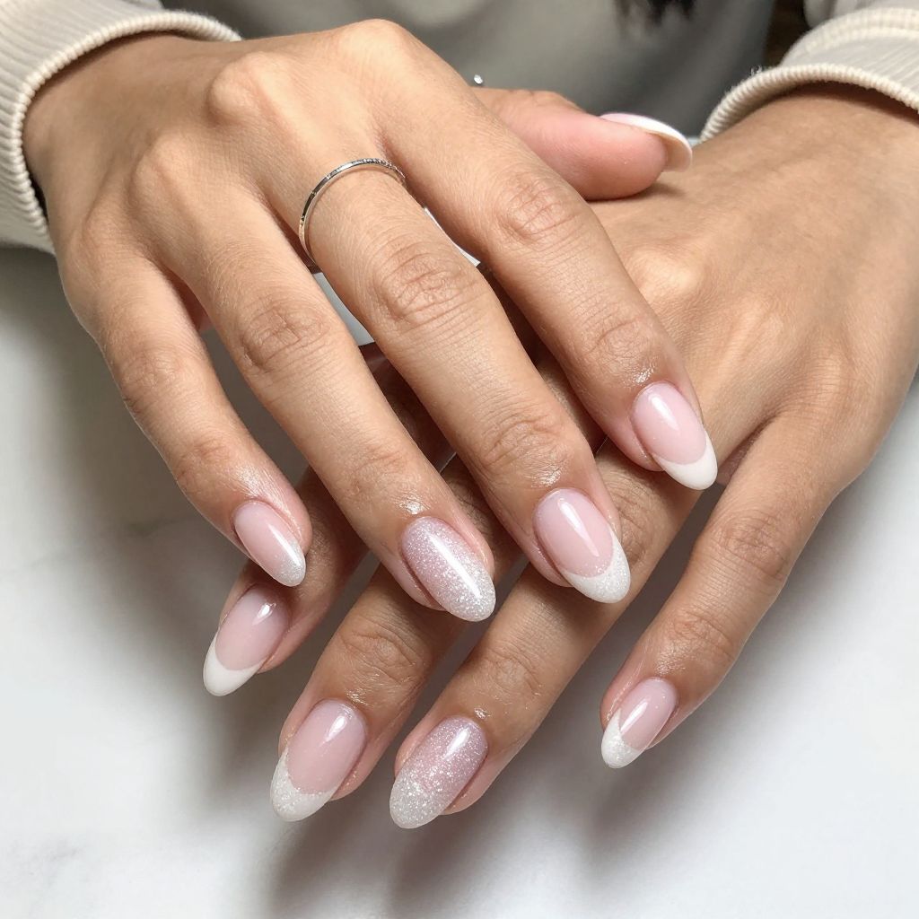 Classic Glitter French